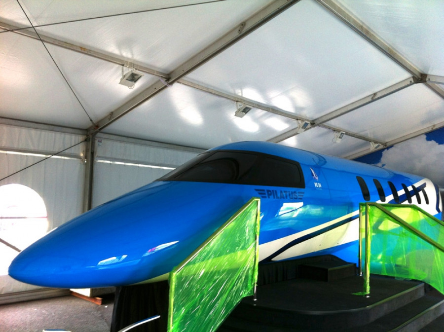 Spedition Pilatus PC-24 an diverse Luftfahrmessen