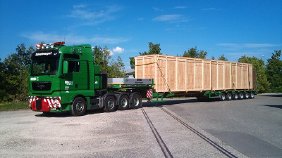 Maschinentransport nach Moskau, Russland